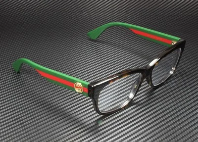 GUCCI GG0278O 012 Rectangular Square Havana Demo Lens 55 mm Women 3