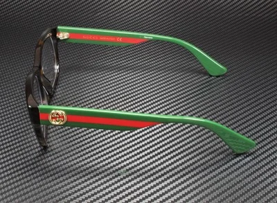 GUCCI GG0278O 012 Rectangular Square Havana Demo Lens 55 mm Women 4