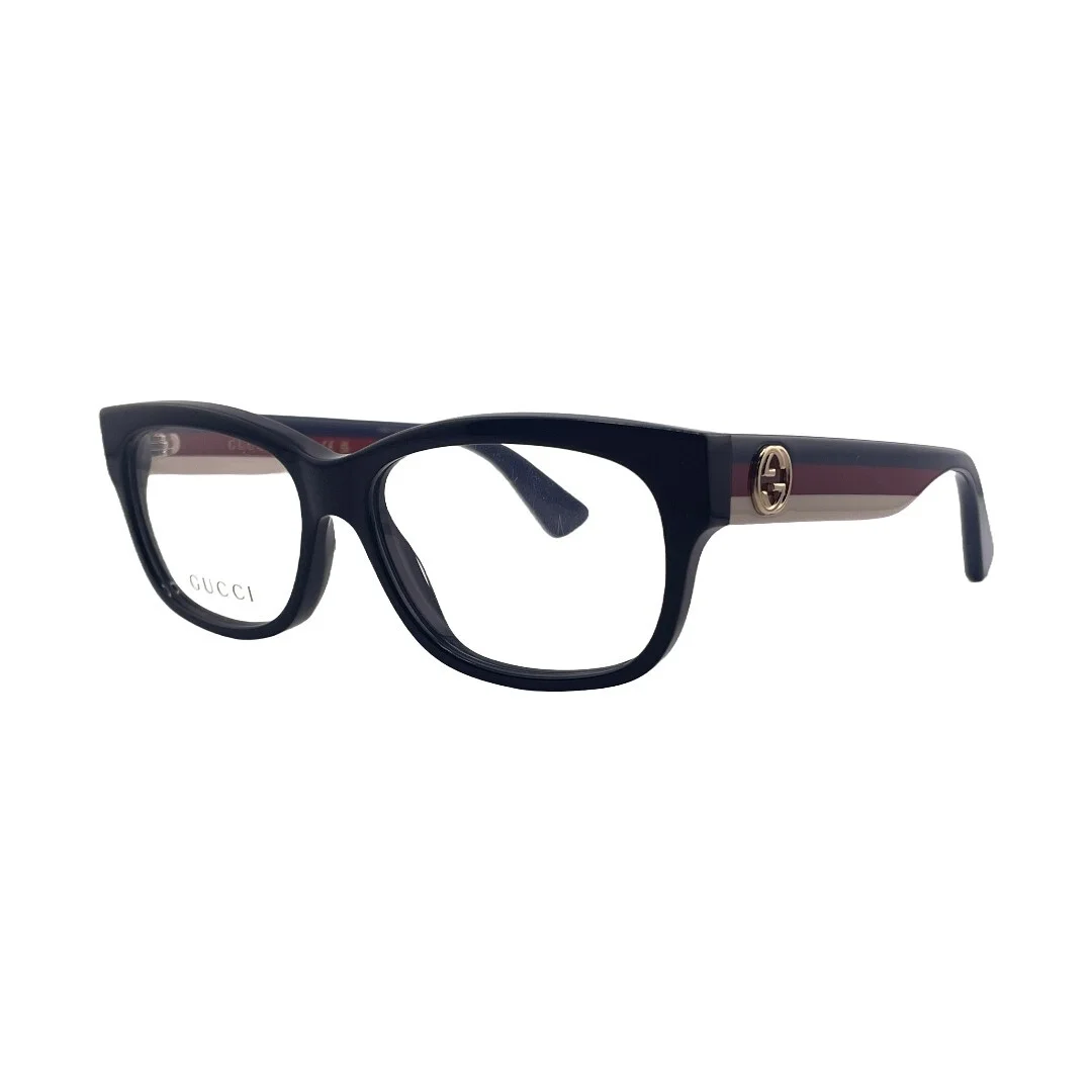 Gucci GG0278O Black / Multicolor Temple Eyeglasses Frames 53mm 15mm 145mm - 001