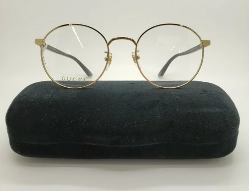 GUCCI GG0297OK 001 EYE GLASSES FRAMES UNISEX EYEWEAR 52-21-150 NEW w. CASE!!!
