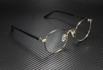 GUCCI GG0297Ok 003 Round Oval Black Shiny Black Demo Lens 52mm Unisex Eyeglasses 3