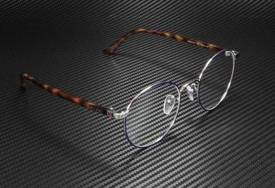 GUCCI GG0297Ok 004 Round Oval Blue Shiny Havna Demo Lens 52 mm Unisex Eyeglasses 3