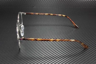 GUCCI GG0297Ok 004 Round Oval Blue Shiny Havna Demo Lens 52 mm Unisex Eyeglasses 4