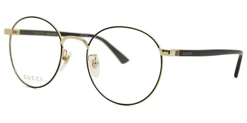 Gucci GG0297OK Trendy Round Metal Eyeglasses 52mm 2