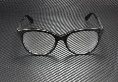 GUCCI GG0329O 004 Round Oval Black Glitter Mc Demo Lens 53 mm Women 2