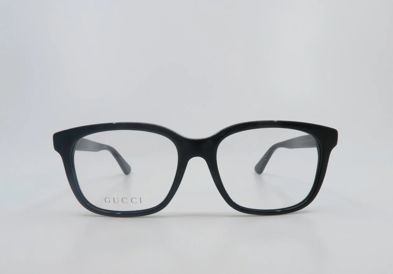 Gucci GG0330O 004 53mm Black/Multicolor Glitters Square New Eyeglasses Frames. 2
