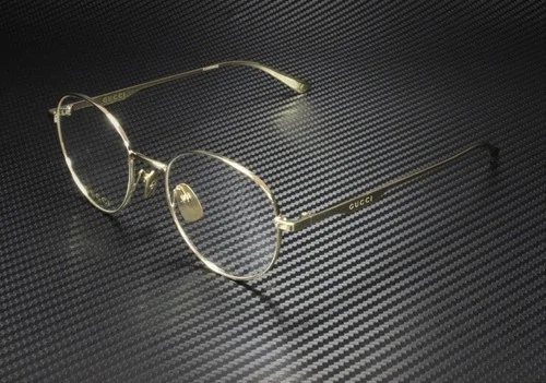 GUCCI GG0337O 008 Round Oval Gold Men