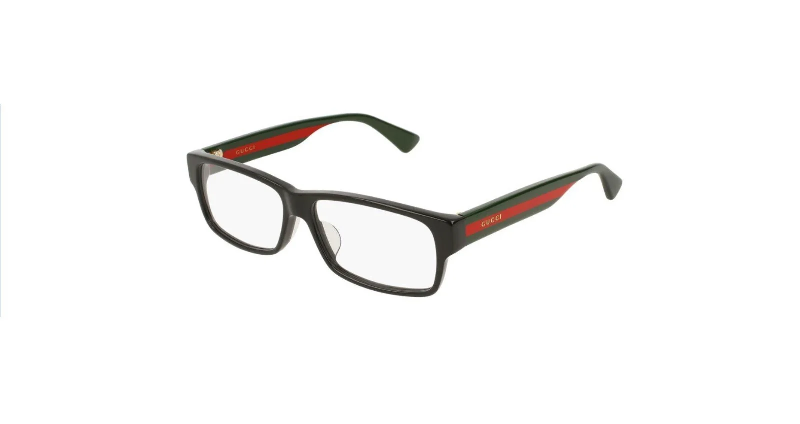 Gucci GG0344OA Eyeglasses Men Multicolor Rectangle 56mm New & Authentic