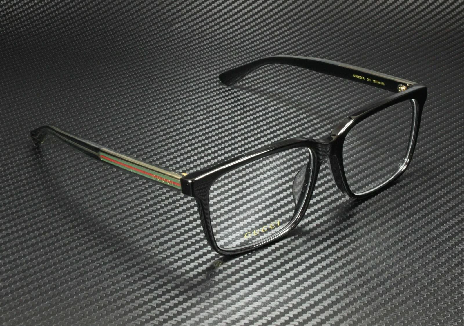 GUCCI GG0385OA 001 Square Black Men 3