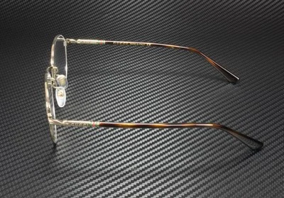 GUCCI GG0392O 002 Round Oval Black Gold Havana Demo Lens 51 mm Men 4