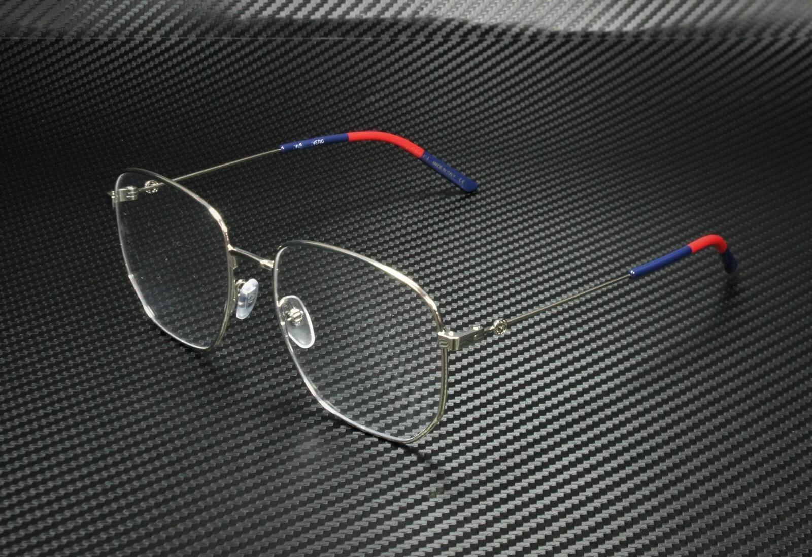 GUCCI GG0396O 003 Aviator Silver Demo Lens Women