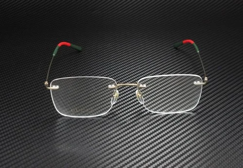 GUCCI GG0399O 002 Gold Rectangle Men 2