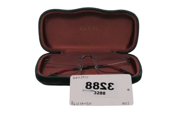 GUCCI GG0399O 003 Square Gold Multicolor Silver Frames 56 mm Men 2