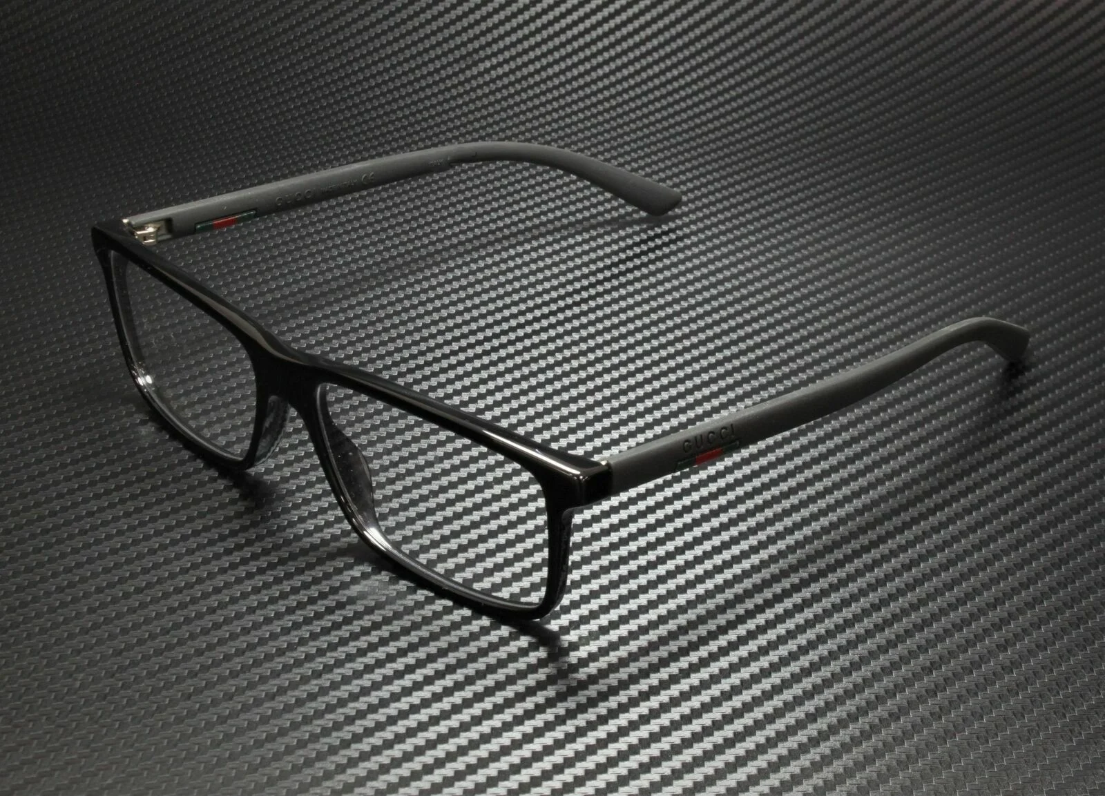 GUCCI GG0424O 001 Aviator Black Demo Lens Men