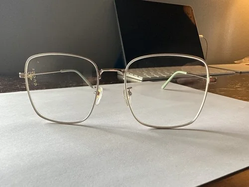 Gucci GG0445O 004 Gold White Trim 56-17-140 Eyeglasses Authentic 2