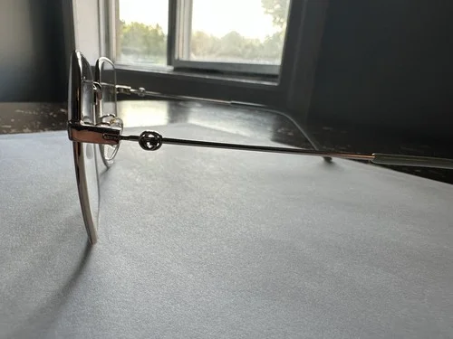 Gucci GG0445O 004 Gold White Trim 56-17-140 Eyeglasses Authentic 3
