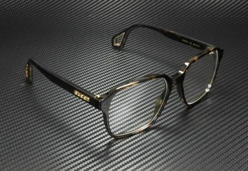 GUCCI GG0469O 002 Rectangular Havana Shiny Havana 56 mm Men 3