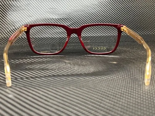 GUCCI GG0560ON 007 Burgundy/Crystal Square 55 mm Men 4