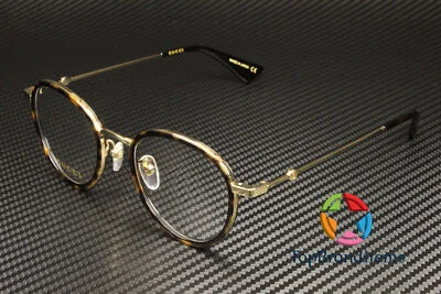 GUCCI GG0608OK 003 Havana Gold Round Men