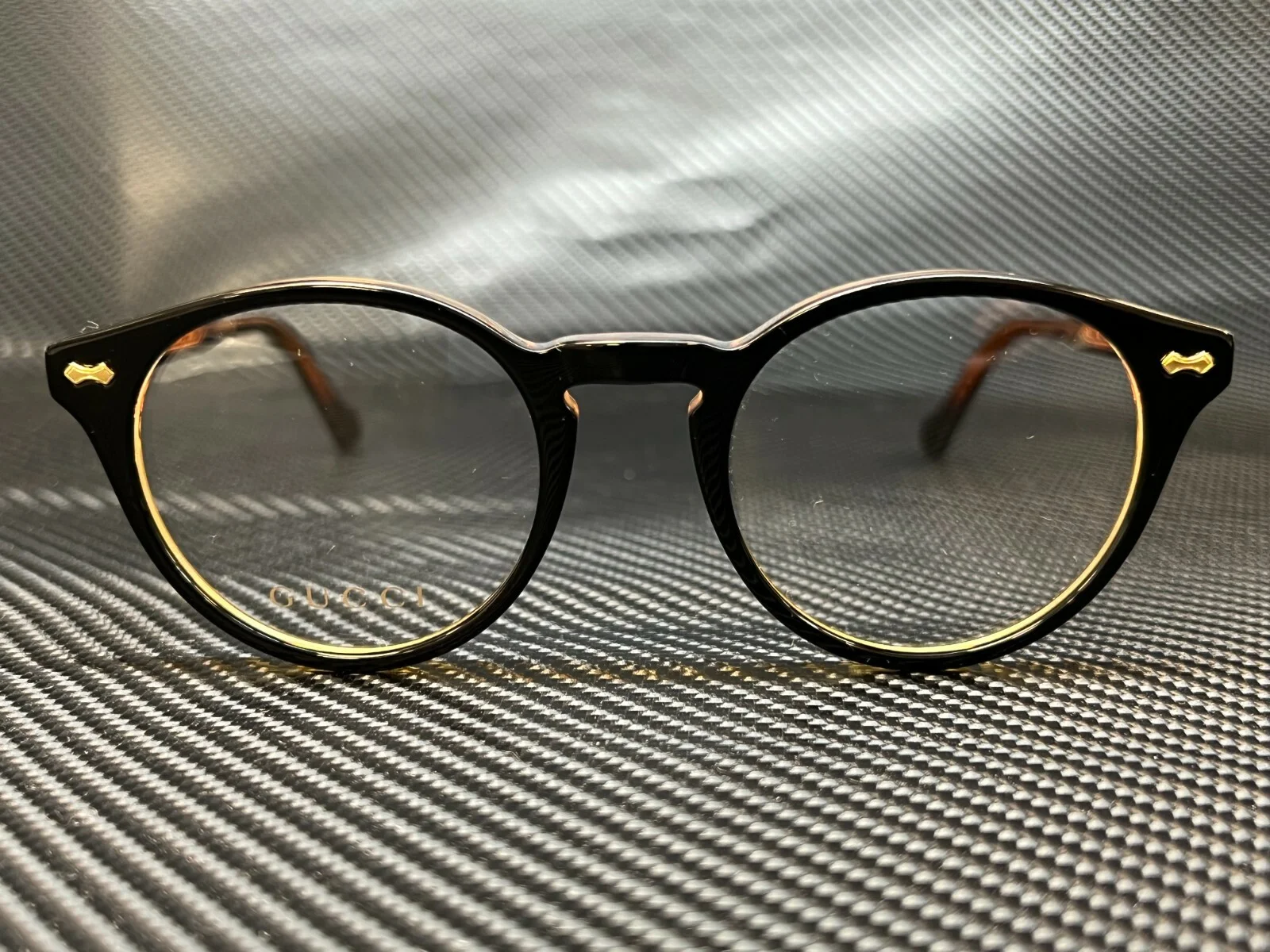 GUCCI GG0738O 004 Black Round Men 2