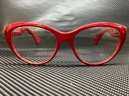 GUCCI GG0812O 003 Burgundy Round Cat Eye Women 2
