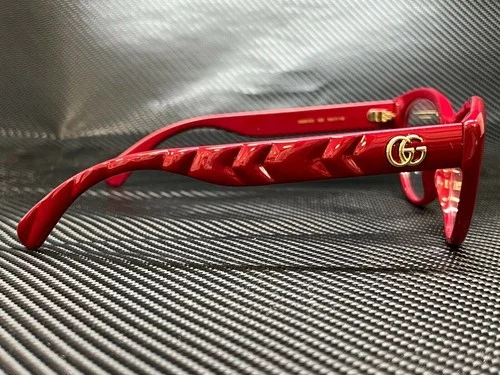 GUCCI GG0812O 003 Burgundy Round Cat Eye Women 3