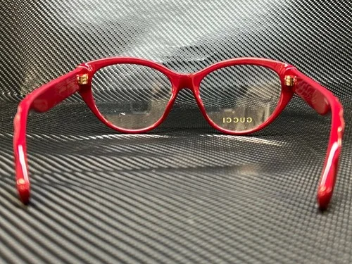 GUCCI GG0812O 003 Burgundy Round Cat Eye Women 4