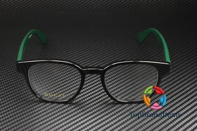 GUCCI GG0927O 001 Rectangular Black Green Red Demo Lens 49 mm Men 2