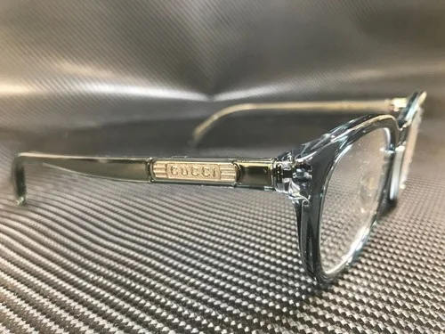 GUCCI GG0937O 004 Blue Transparent Round Men 4