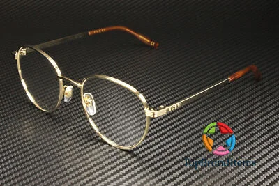 GUCCI GG0942O 002 Round Oval Gold Havana Demo Lens 51 mm Men