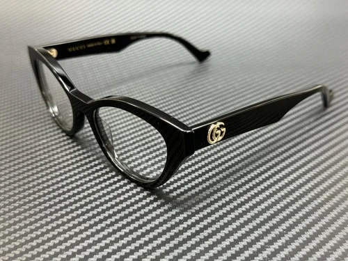 GUCCI GG0959O 001 Cat Eye Acetate Black Demo Lens 51 mm Women
