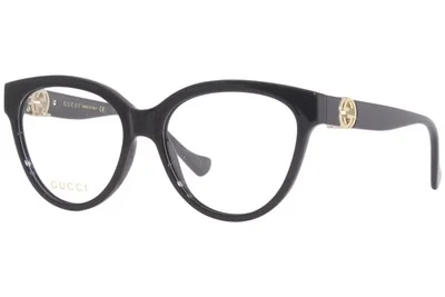 Gucci GG1024O 006 Black Cat Eye Eyeglasses Frames 54mm 16mm 140mm 2