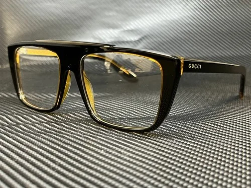 GUCCI GG1040O 001 Black/Gold Square 56 mm Men