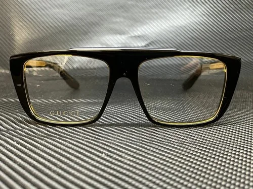 GUCCI GG1040O 001 Black/Gold Square 56 mm Men 2