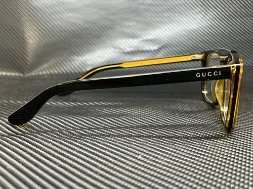 GUCCI GG1040O 001 Black/Gold Square 56 mm Men 3