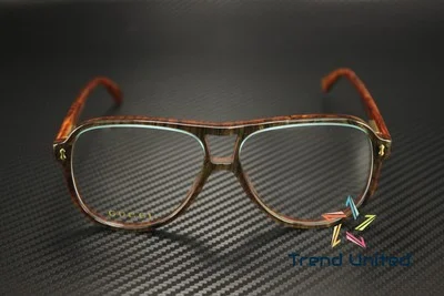 GUCCI GG1044O 003 Pilot Navigator Blue Brown Demo Lens 57 mm Men 2