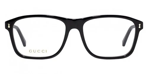Gucci GG1045O 001 Black Eyeglasses Frame Rectangle Large 56mm Authentic 2
