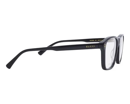 Gucci GG1045O 001 Black Eyeglasses Frame Rectangle Large 56mm Authentic 3
