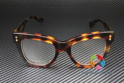 GUCCI GG1082O 002 Cat Eye Havana Shiny Demo Lens 50 mm Women 2