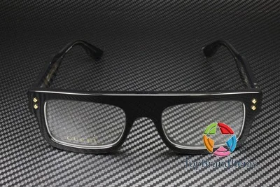 GUCCI GG1085O 001 Rectangular Black Crystal Demo Lens 52 mm Men 2