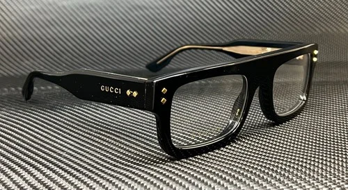 GUCCI GG1085O 001 Shiny Black Gold Men 3