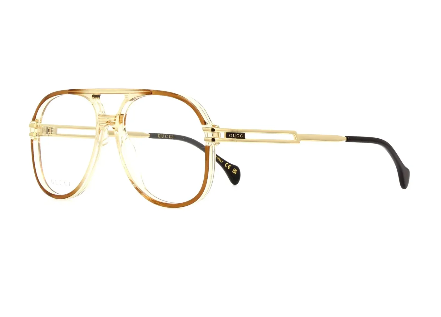 GUCCI GG1106O 001 Brown Gold Men