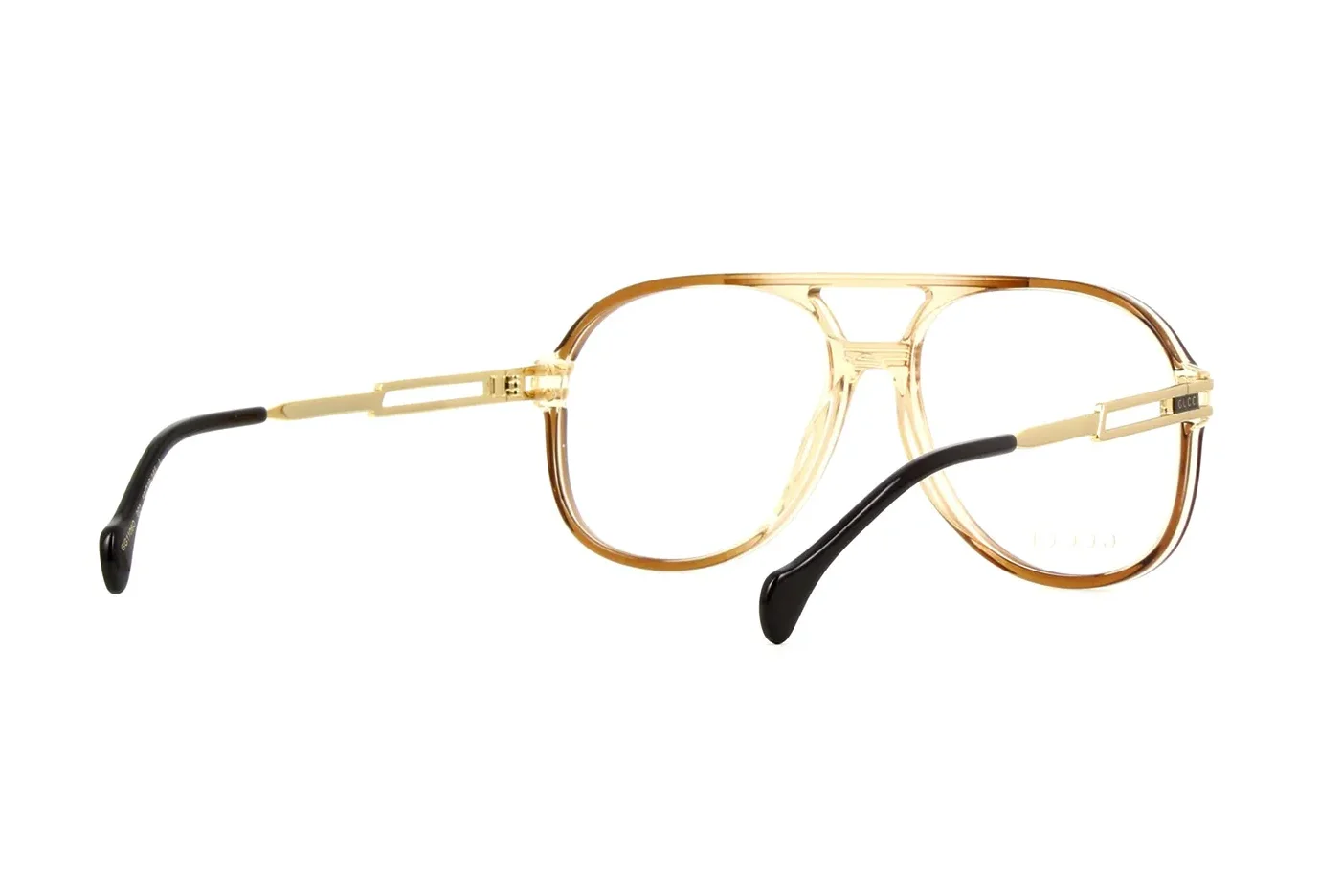 GUCCI GG1106O 001 Brown Gold Men 2
