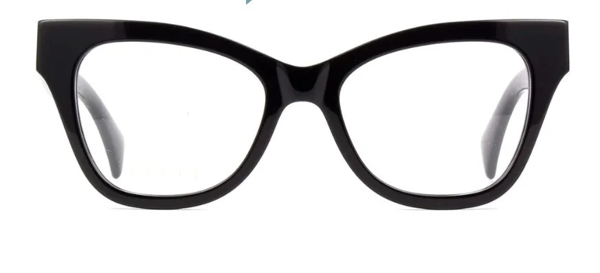 Gucci GG1133O 001 Shiny Black Cat-Eye with Gucci lettering Women 2