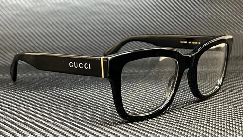 GUCCI GG1138O 001 Black Gold Men 3