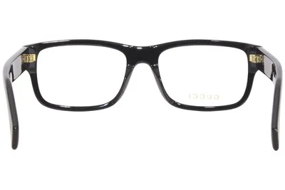 GUCCI GG1141O 004 Black Rectangle 58 mm Men 4
