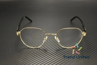 GUCCI GG1162O 001 Round Oval Panthos Metal Gold Black 51 mm Men 2