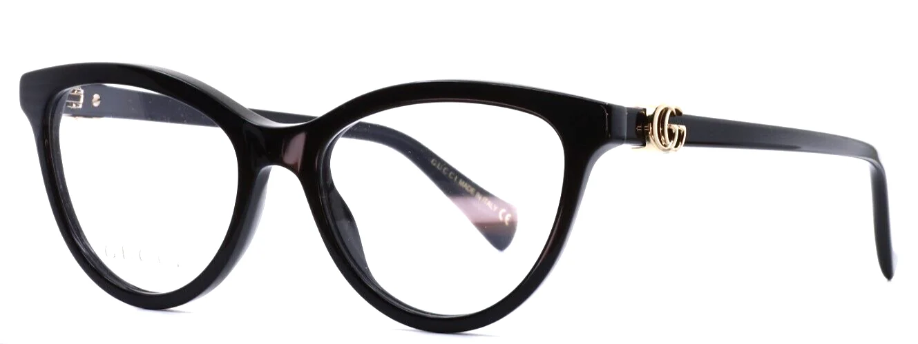 GUCCI GG1179O 001 Black Petite Womens Cat Eye Full Rim Eyeglasses 49-17-145 B:38