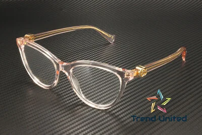 GUCCI GG1179O 007 Cat Eye Acetate Pink Demo Lens 53 mm Women