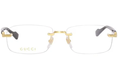 Gucci GG1221O 001 Eyeglasses Frame Men 2
